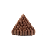 Bodhi House Backflow Natural Incense Dhoop Cones | Essential Oil Fragrant Matrix Incense Cones for Backflow Burner, Smoke Fountain | Charcoal Free Backflow Dhoop | 50 Pcs, Firdous Fragrance