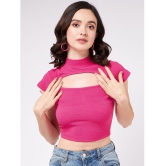 Zima Leto - Pink Polyester Womens Crop Top ( Pack of 1 ) - None