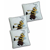 Hugs'n'Rugs White Cotton Cushion Covers - Set Of 3