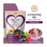 Mom & World Superfood Mix Seeds, Nuts & Berries, Natural Taste & Optimum Freshness, High Fiber & Protein, Omega- 3, No Butter Oil, 200 g