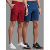 JILZ Multi Polyester Mens Shorts ( Pack of 2 ) - None