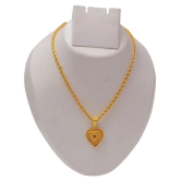 Jewar Mandi New Design Gold Plated Locket/Pendant with Rope/Rassi Chain Daily use for Men, Women & Girls, Boys - Golden