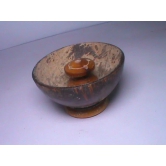 Coconut Shell Candle Holder