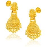 LUV FASHION Golden Chandbalis Earrings ( Pack of 1 ) - Golden