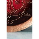 Copper Enamel Animal Series Red Fishes 8