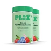 Plix - EVOLVE Performance Plant Protein Powder Plant Protein Powder ( 2 kg Strawberry )