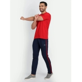 Zeffit - Navy Cotton Blend Mens Trackpants ( Pack of 1 ) - None