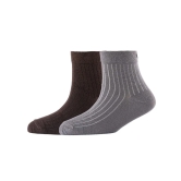 Men Pack Of 2 Striped Cotton Ankle Length Socks