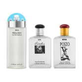 Riya Melody & Bindas & Poizo Eau De Parfum (EDP) For Unisex 300 ( Pack of 3 )