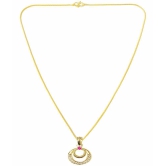 gilher - Golden Pendant ( Pack of 1 ) - Golden