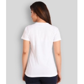 Neo Garments - White Cotton Regular Fit Womens T-Shirt ( Pack of 1 ) - L