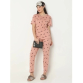 Smarty Pants Pink Cotton Womens Nightwear Nightsuit Sets ( Pack of 1 ) - None