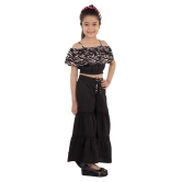 Kids Cave - Black Crepe Girls Jumpsuit ( Pack of 1 ) - None