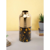 Mason Gold Metal Cylindrical Table Vase - Steel