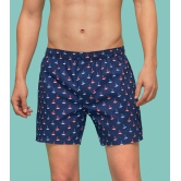 Remix Cotton Boxers Yacht Blue XXL