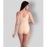 Swee - Beige Nylon Womens Shapewear ( Pack of 1 ) - 2XL