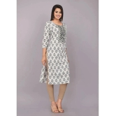 JC4U - Grey Cotton Womens Straight Kurti ( Pack of 1 ) - None