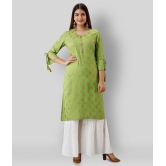 MAUKA - Green Green Straight Rayon Womens Stitched Salwar Suit ( Pack of 1 ) - XXL