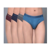 Dollar Bigboss Pack of 4 Boys Cotton Blend Briefs ( Multi Color ) - None