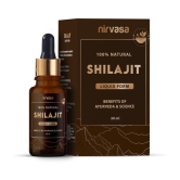 Nirvasa Pure Shilajit Liquid, Vigour and Vitality for men, enriched with Pure Dry Shilajit Extract, Vegan, Ayurvedic Classical Product, (1 X 30 ML)