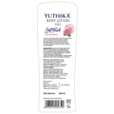 Yuthika Body Lotion Gel Refreshing Rose 300ml, Gel Body Lotion for Summer, Winter Rose Body Lotion Moisturizer