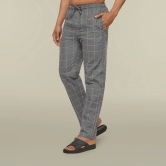 Checkmate Combed Cotton Pyjamas Steel Grey XXL