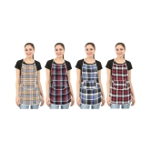 E-Retailer Set of 4 Cotton Apron