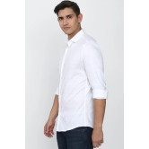 Men White Super Slim Fit Formal Full Sleeves Formal Shirt