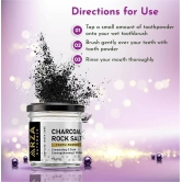 Charcoal Rock Salt Tooth Powder with Rock Salt & Charcoal Powder for Gum Strengthening