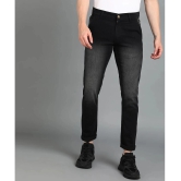 Urbano Fashion Slim Fit Washed Mens Jeans - Black ( Pack of 1 ) - None