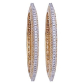 YouBella Pachheli American Diamond Bangles For Women - 2.4