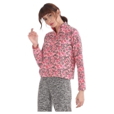 Sugr Cotton Pink Zippered Sweatshirt - L