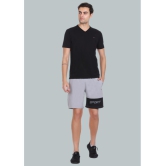 LEEBONEE - Light Grey Polyester Blend Men's Shorts ( Pack of 1 ) - None