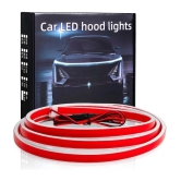 HINGOL  NEW - Car Hood Light Strip Through-type Auto Modified Headlight Cuttable Decorative Lamp Car Daytime Running Lights