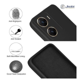 Case Vault Covers Silicon Soft cases Compatible For Silicon Vivo V29e ( Pack of 1 ) - Black