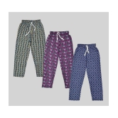 Sathiyas 100% Cotton Girls Summer Pant - Pack of 3 - 9-10 Years