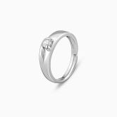 Silver Fibonacci Ring For Him