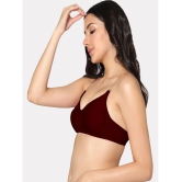 IN CARE LINGERIE Pack of 1 Cotton Blend Heavily Padded Womens Push Up Bra ( Maroon ) - None