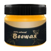 DHSMART Wood Seasoning Beewax Wood Polish Wax Traditional Beeswax Polish for Wood & Furniture 1 no.s