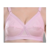 Madam - Pink Cotton Blend Non Padded Womens Minimizer Bra ( Pack of 1 ) - None