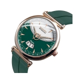 DoubleRun Green Silicon Analog Mens Watch