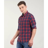 Men Slim Fit Checkered Casual Shirt