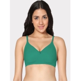 IN CARE LINGERIE - Green Cotton Non Padded Women's T-Shirt Bra ( Pack of 1 ) - None