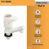 City Pillar Tap PTMT Faucet - by Ruhe®