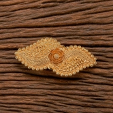 Antique Plain Gold Hair Clip With Gold Plating-GOLD