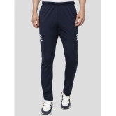 Zeffit - Navy Lycra Mens Trackpants ( Pack of 1 ) - None