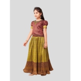 Aarika Maroon Brocade Girls Lehenga Choli Set ( Pack of 1 ) - None