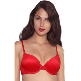 Amante Polyamide Push Up Bra - Red Single - 36B