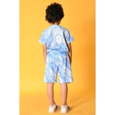 MARBLING BLUE SLEEPWEAR SHORT SET - BLUE-1-2 YEARS / 2N / BLUE