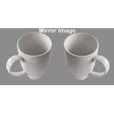 Ariane Non Stackable 30cl Prime ARN A APRARN000054030 White Porcelain Coffee Mug(300ml, pack of 8)